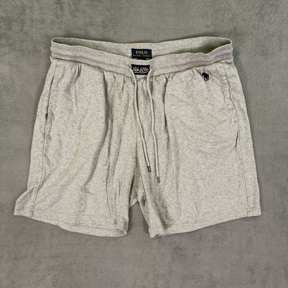Polo Ralph Lauren Shorts Mens XL Gray Sleepwear Drawstring Pull On